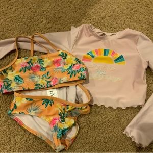 3 pc Girls Swim